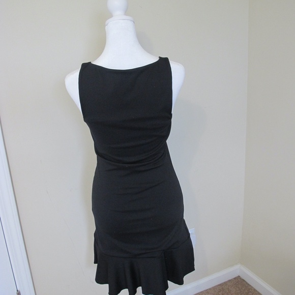 Express Women's Sleeveless Cocktail Little Black wedding party Dress Size Small - Picture 3 of 7